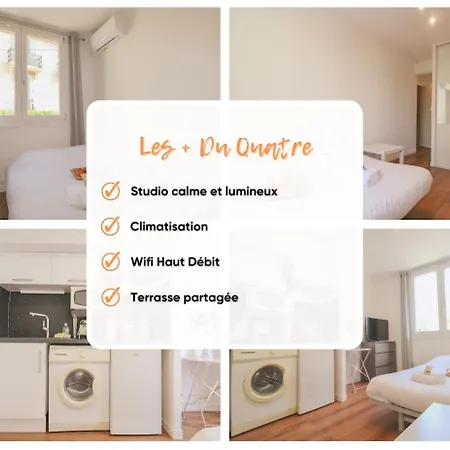 Le Quatre #air Conditioning #downtown #cozy * Cannes
